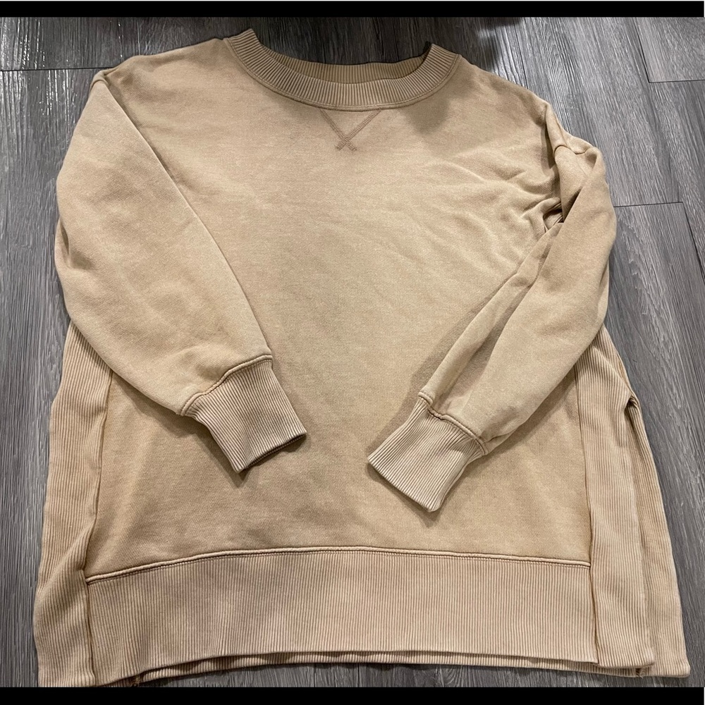 Aerie Long Crewneck Sweatshirt